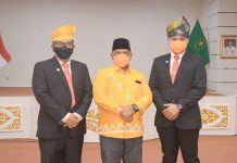 Sekda Hadiri Pelantikan DPP-IKAPTK Periode 2021-2026