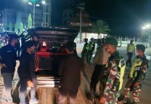TNI-Polri Patroli Skala Besar Razia GabunganTembilahan dan Tembilahan Hulu