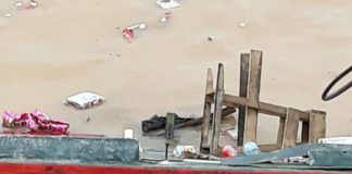 Kapal Karya Murni Bermuatan 70 Ton Tenggelam di Pelabuhan LASDF Tembilahan