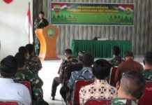 Cegah Konflik Antar Umat Beragama, Kodim 0314/Inhil Gelar Kegiatan Pembinaan