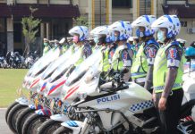Apel Gelar Pasukan Operasi Ketupat 2021 di Mapolres Bojonego Dilaksanakan pada Rabu Pagi