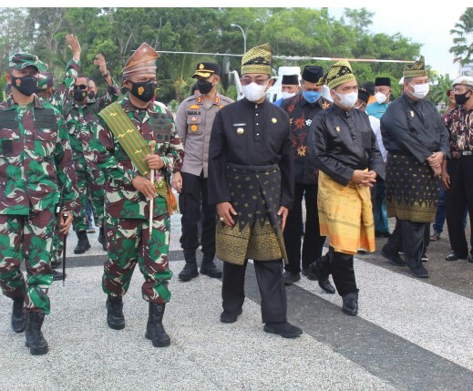 Bupati dan Forkopimda Inhil Sambut Kedatangan Panglima Kodam l/BB
