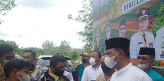 Jelang Akhir Jabatan H Suyatno Resmikan Taman Hutan Kota