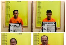 Personil Polsek Tambusai Utara Ringkus 4 Penadah Hasil Curian