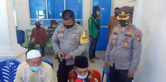 Kapolsek Bangko Kembali Laksanakan Vaksinasi Kepada Lansia