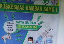 Peserta Vaksinasi di Desa Sei Kuning Pecahkan Rekor