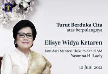Kabar Duka Dari Menteri Hukum dan HAM Yasonna Halamongan Laoly