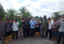 Bupati Afrizal Sintong Pantau Titik Api Karlahut di Kecamatan Bangko