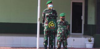 Kodim 0314/lnhil Gelar Upacara Korp Raport Penerimaan 20 Orang Personil TNl