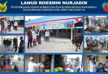 Idul Adha 1442 H, Lanud Rsn Potong 34 Hewan Kurban