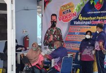 Lanud Roesmin Nurjadin Berikan Vaksinasi II Kepada Warga