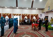 Bupati Rohil Lantik Secara Resmi Pengurus Tim Penggerak PKK Rohil
