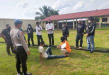 Polres Bengkalis Gelar Rekontruksi Kasus Pembunuhan Bocah 14 Tahun