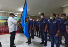 Bupati Afrizal dan Wabup Sulaiman Hadiri Pelantikan Pengurus PWI Rohil