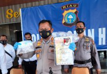 Polres Rohul Kurung Mantan Kades Menaming Karena Diduga Korupsi APBDes 2019
