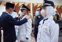 Bupati Rohil Secara Langsung Lantik Tiga Penjabat Penghulu