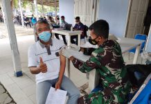 RSAU dr Sukirman dan KKP Bandara SSK II Gelar Serbuan Vaksin