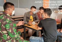 Serda M Alimran Gelar Komsos Penerapan Prokes Terhadap Masyarakat di Bengkalis Kota