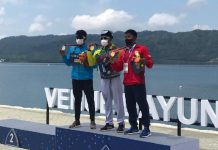 Atlet Asal Kuansing Sumbangkan Emas Perdana di Cabang Olahraga Dayung PON XX Papua