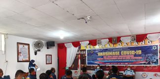 Laksanakan Vaksinasi Bagi WBP, Puskesmas Rambah Kembali Sambangi Lapas Kelas IIB Pasir Pengaraian