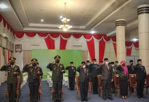 Pemkab Kampar Ikuti Upacara Hari Kesaktian Pancasila Secara Virtual