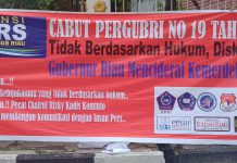 Ratusan Wartawan dan Perusahaan Pers Tolak Peraturan Gubernur Riau No 19 Tahun 2021