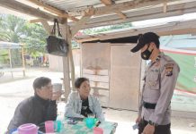 Polsubsektor Pelalawan Gelar Operasi Yustisi Guna Disiplinkan Prokes