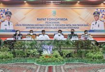 Gelar Rapat Bersama Forkopimda, Bupati Rohil Pimpin Langsung Rapat Terkait Percepat Vaksinasi