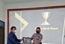 Untuk Kesekian Kalinya Polres Aceh Timur Menerima Penghargaan dari Kementerian Keuangan Negara Republik Indonesia
