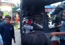 Aksi Pelaku Pencurian Baterai Mobil Fuso Digagalkan Warga