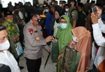 Kapolda Sumut Tinjau Gerakan Sejuta Vaksin Booster di Gedung Balairung Kab Deli Serdang