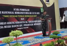 Dandim 0303/Bengkalis Buka Giat Pembukaan TMMD ke-113 di Kecamatan Pinggir