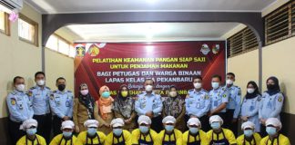 Tingkatkan Keamanan Pangan Siap Saji, Lapas Kelas IIA Pekanbaru Adakan Pelatihan