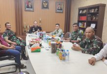 Dandim 0303/Bengkalis Beri Kejutan Pada Kapolres Kuansing Peringati Hari Bhayangkara ke-76