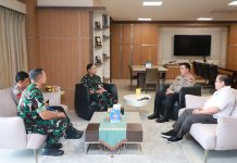 Jalin Silahturahmi, Danlanud Rsn Sambangi Kapolda Riau