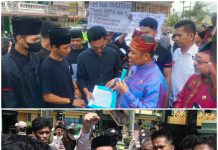 Ini yang Diminta Puluhan Mahasiswa Demo di Kantor Bupati dan DPRD Bengkalis