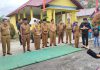 Kunker ke Desa Palkun, Bupati Kasmarni Disambut Meriah Warga Desa