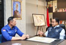 AHY Sambut Kunjungan Anies ke Kantor DPP Partai Demokrat