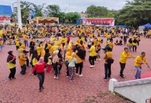 Rayakan HUT ke-58, Partai Golkar Gelar Jalan Sehat