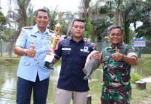 Danlanud Rsn Berikan Ucapan Selamat Hari Jadi ke-76 POMAU dan Apresiasi Kinerja Satpom