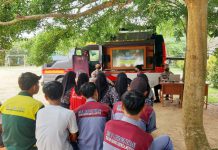 Sat Binmas Polres Pesawaran Sambangi Ponpes dan Sekolah, Ini yang Dilakukan
