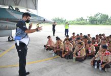 Kunjungan Perkemahan Pertika V se Provinsi Riau ke Lanud Rsn Dapat Menambah Wawasan