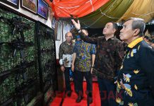 Gubernur Riau Apresiasi Pameran Lanud Rsn di Riau Expo 2022