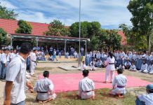 SMAN 3 Kandis Mempromosikan Beladiri Porbikawa Pada HUT Guru Nasional ke-77