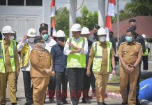 Bupati Bengkalis Dampingi Presiden Jokowi Resmikan SPAM Durolis