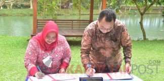 MoU Dibidang Pertanian Ditandatangani Bupati Kasmarni dan IPB