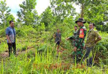 Babinsa Patroli Karhutla dan Beri Himbauan Kepada Masyarakat