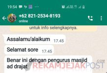 Aksi Penipuan Mencantumkan Nama Bupati Bengkalis
