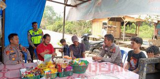 Kapolsek Bonai Darusalam Laksanakan Cooling Sistem Dengan Tokoh 2 Desa, Untuk Wujudkan Pemilu Damai 2024