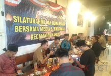Kapolsek Kandis Serta Jajarannya Buka Puasa Bersama Camat dan Para Insan Pers
